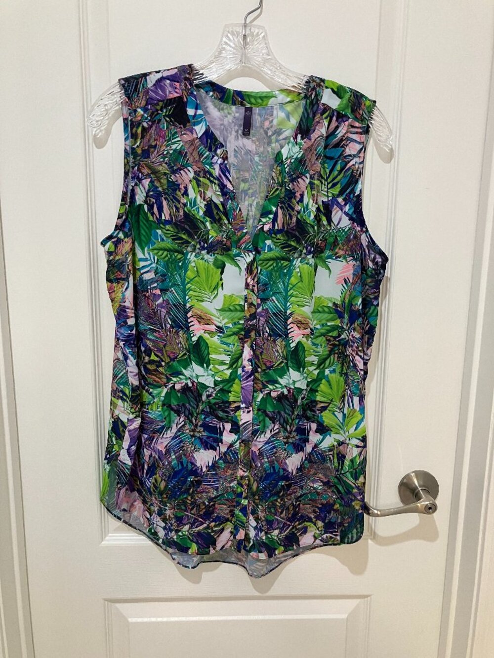NYDJ Tropical Print Top
